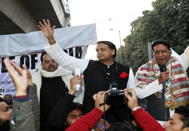 JNU, Jamia students need our support, says Cong leader Shashi Tharoor