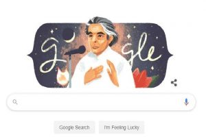 Google doodle celebrates Kaifi Azmi on his birth anniversary