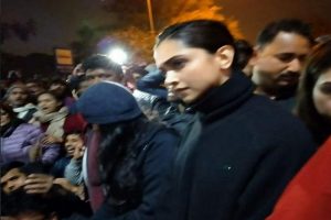 Deepika Padukone joins students at JNU during protest