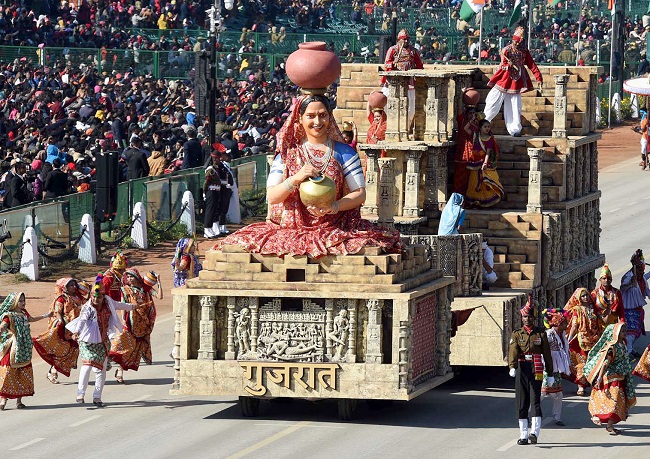 IN PICS Full  dress  rehearsal  for Republic Day parade