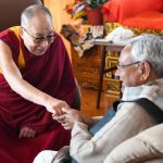 Nitish Kumar meets Dalai Lama in Bodh Gaya