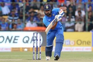 NZvIND 3rd T20: Rohit Sharma hits the final two balls for six to win the game