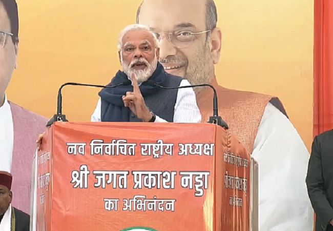PM Modi attacks Congress over CAA, says lies being spread by those rejected by people