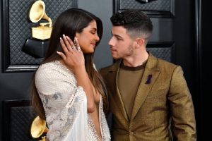 Priyanka Chopra and Nick Jonas on the Grammys 2020 red carpet | See Pics