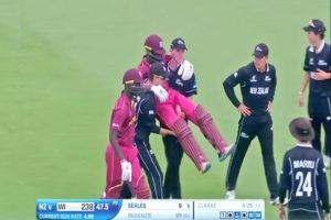#SpiritofCricket: New Zealand U-19 team carries West Indies’ player off field
