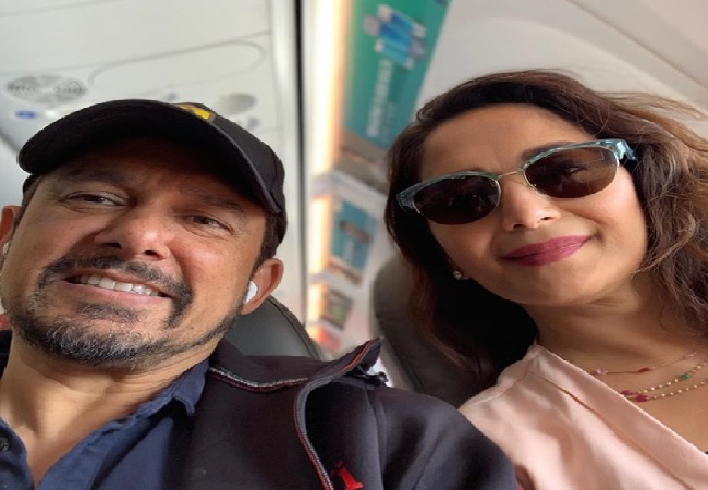Madhuri Dixit Nene wishes for more journeys with hubby