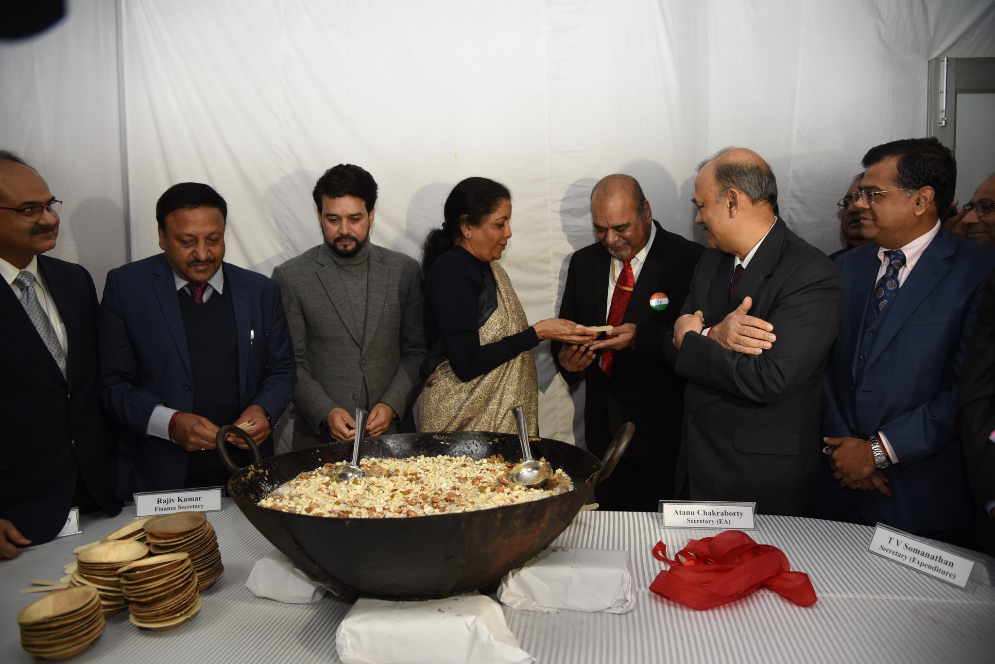 Printing of Union Budget documents 2020-21 begins with traditional Halwa Ceremony
