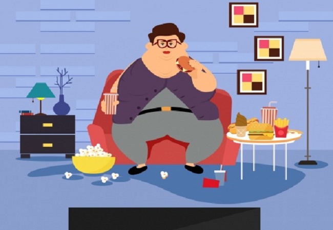 Dopamine leads to over-eating and eventually weight gain
