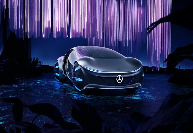 Mercedes-Benz raises curtain from other-worldly looking ‘Avatar’ inspired concept car