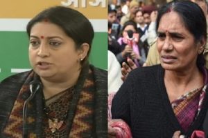 Delay in execution of Nirbhaya’s rapists because of AAP, says Smriti Irani