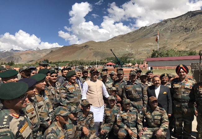 Rajnath Singh greets Indian Army personnel on Army Day 2020