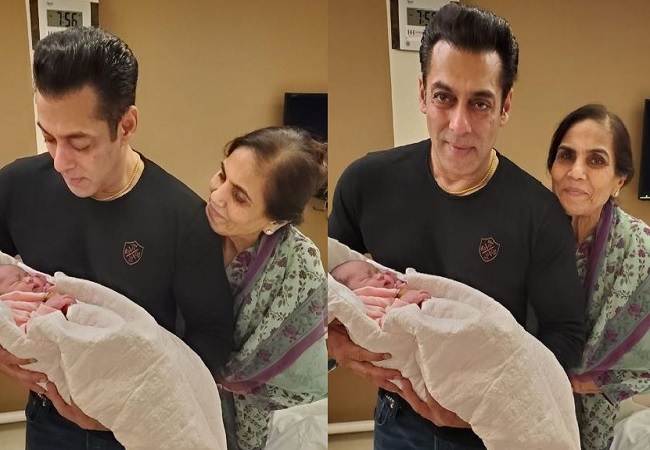 Salman Khan with niece Ayat | See Pics