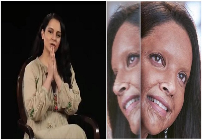 Kangana Ranaut applauds Meghna Gulzar, Deepika Padukone for ‘Chhapaak’