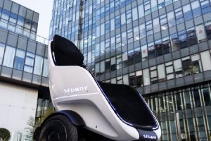 Segway unveils electric pod that looks more like an egg-shaped wheelchair