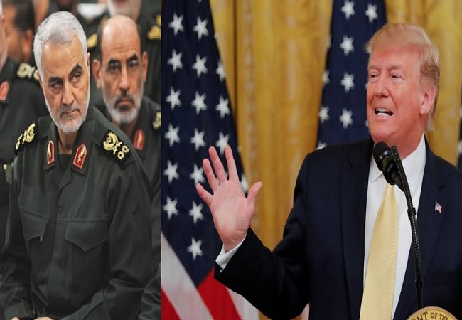 US killed Soleimani ‘No. 1 terrorist … in world,’ says Trump as Iran protests enters day 3