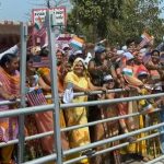 Large crowds cheer Trump-Modi road-show in Ahmedabad