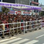 Large crowds cheer Trump-Modi road-show in Ahmedabad