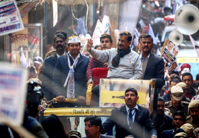 Arvind Kejriwal campaign -
