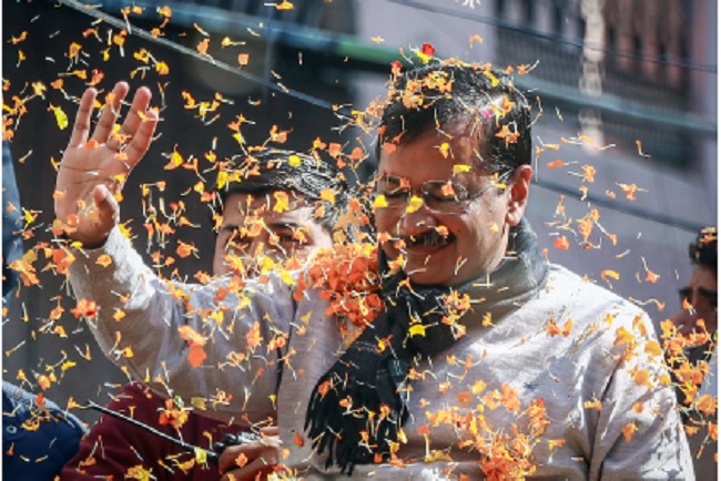 Arvind Kejriwal campaign -