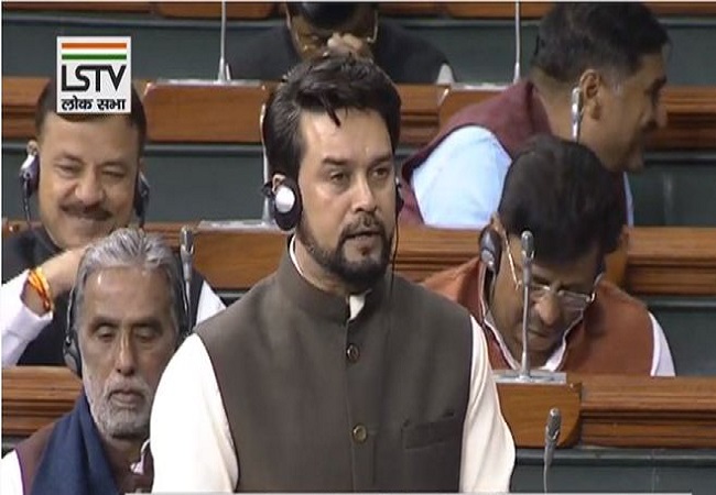 Anurag Thakur faces Opposition ire over his 