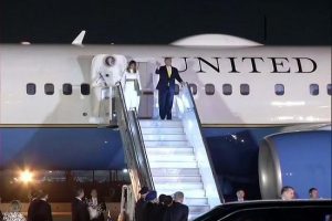 Trump arrives in Delhi for last leg of his India visit