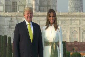 Donald Trump, Melania visit Taj Mahal