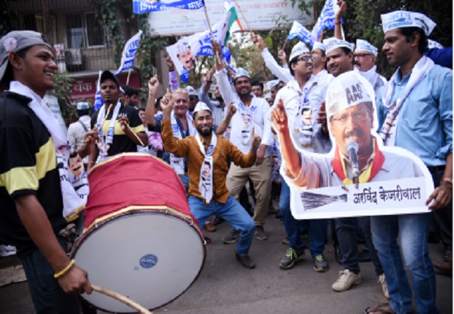 Image result for delhi election kejirwal