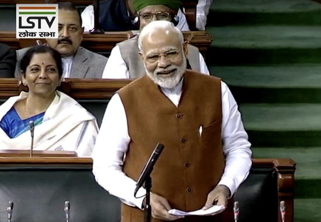 Modi’s reply to Motion of Thanks in LS -