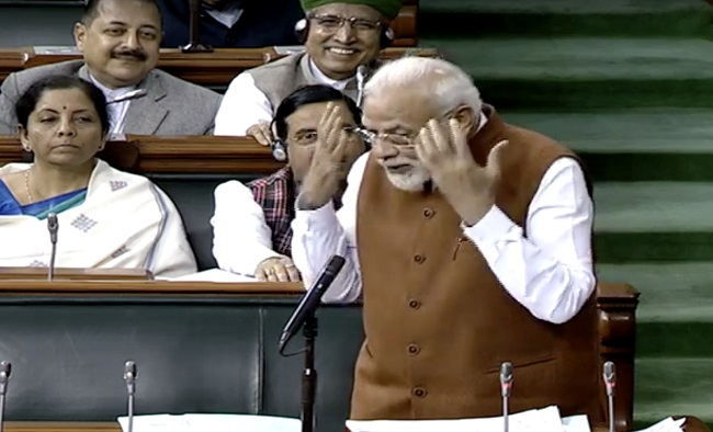 Modi’s reply to Motion of Thanks in LS -