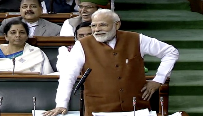 Modi’s reply to Motion of Thanks in LS -