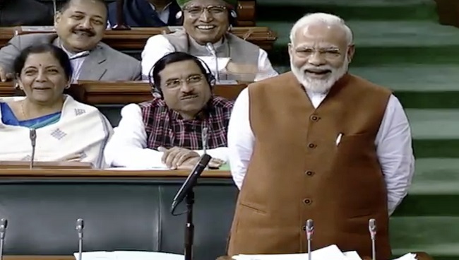 Modi’s reply to Motion of Thanks in LS -