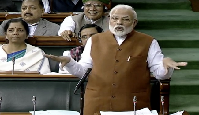 Modi’s reply to Motion of Thanks in LS -