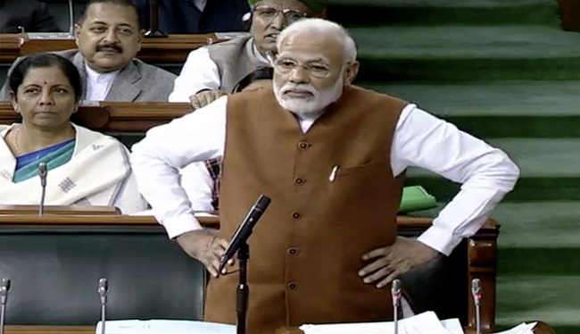 Modi’s reply to Motion of Thanks in LS -