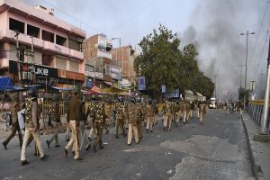 Security forces conduct flag march in violence-hit North-East Delhi