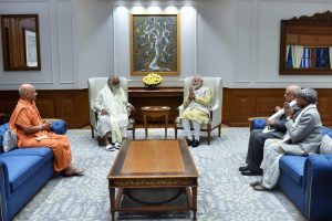 Ram Temple Trust members meet PM Modi, invite him to visit Ayodhya