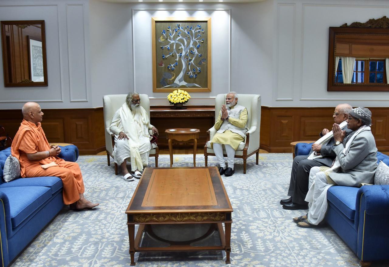 Ram Temple Trust members meet Modi --