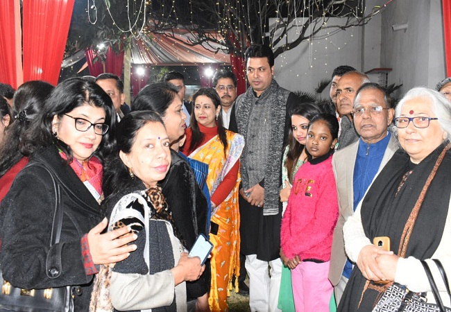 Tripura CM Biplab Deb in Delhi elections -