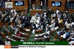 Lok Sabha witnesses scuffle, adjournments over Rahul’s remarks against PM
