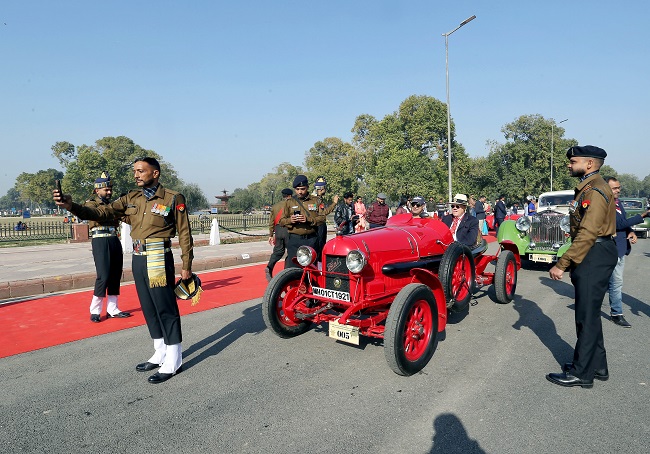 Vintage car rally - Delhi -