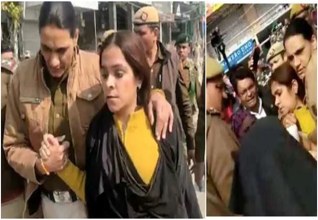 Burqa-clad political analyst ‘caught’ at Shaheen Bagh, protesters claim she was filming them