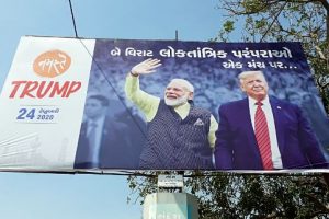 Ahmedabad decked up to welcome US President Donald Trump on Monday