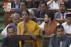 WATCH: FM Nirmala Sitharaman presents Budget in Lok Sabha