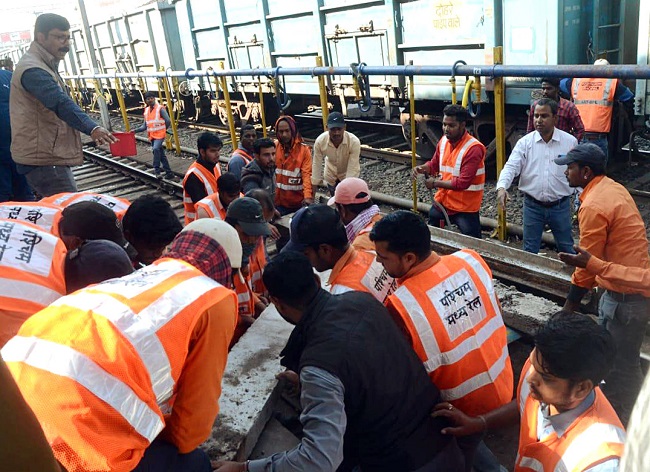 over-bridge collapse at Bhopal station