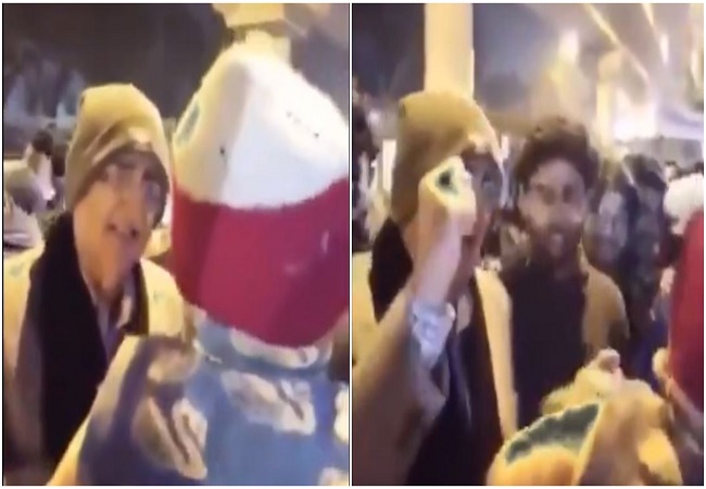 Congress leader Salman Khurshid chants ‘azadi’ with toddler at Jamia, video goes viral