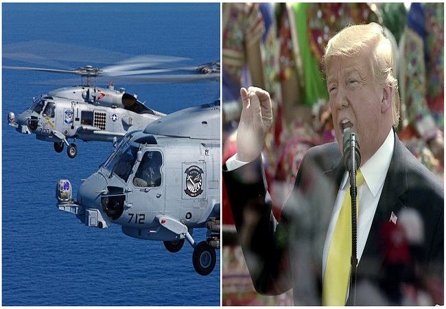 India, US to sign deals worth USD 3 billion for military helicopters, says Trump