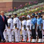 Donald Trump accorded guard of honour at Rashtrapati Bhavan