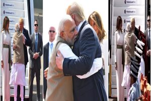 Chemistry on display: PM Modi, Donald Trump share at least 6 hugs during Ahmedabad events