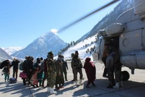 Dawar Battalion of Snow Leopard Brigade airlifted more than 160 stranded civilians