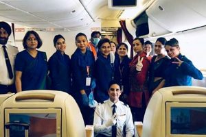 Air India rescues 263 Indian students departed for India from Rome | See Pics
