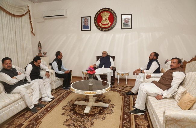 BJP delegation meets MP Governor